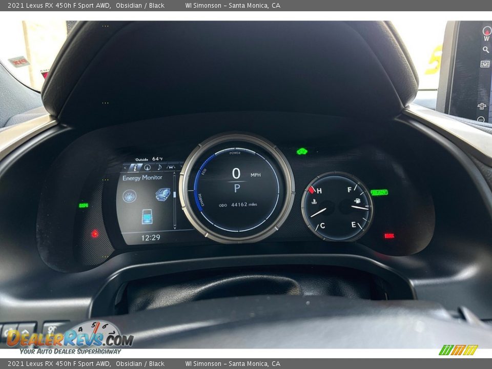 2021 Lexus RX 450h F Sport AWD Gauges Photo #33