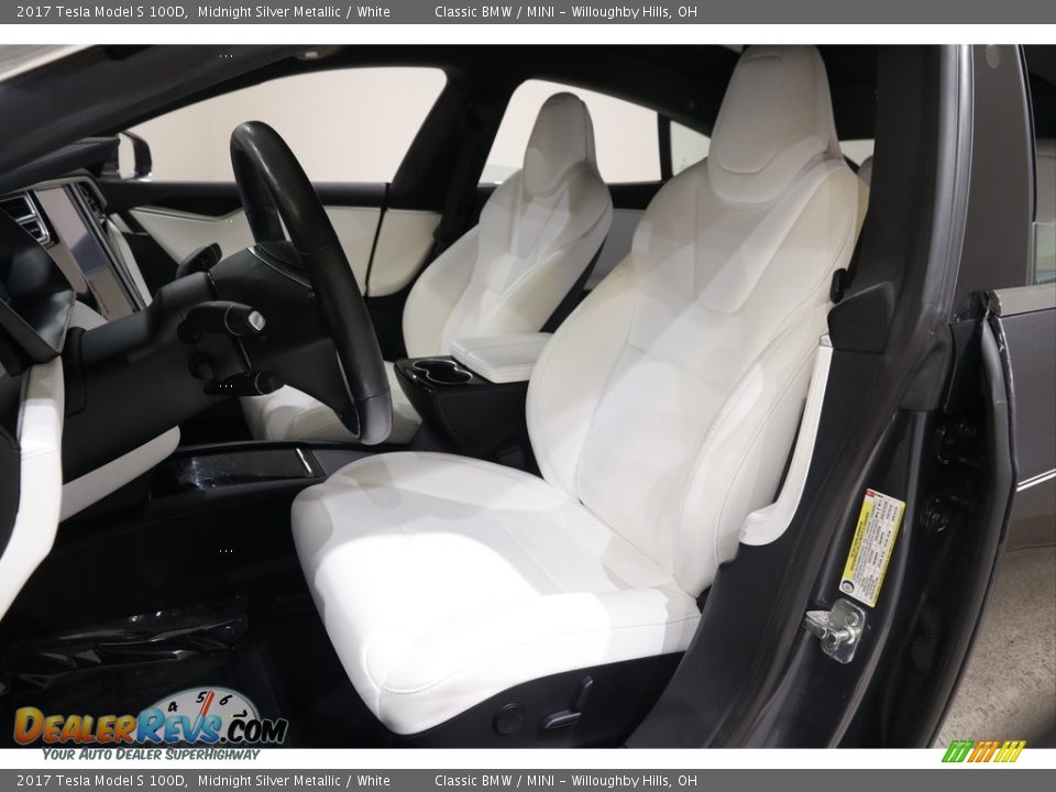 Front Seat of 2017 Tesla Model S 100D Photo #5