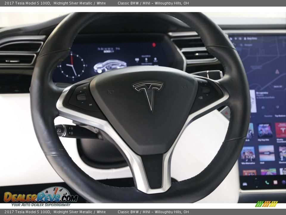 2017 Tesla Model S 100D Steering Wheel Photo #7