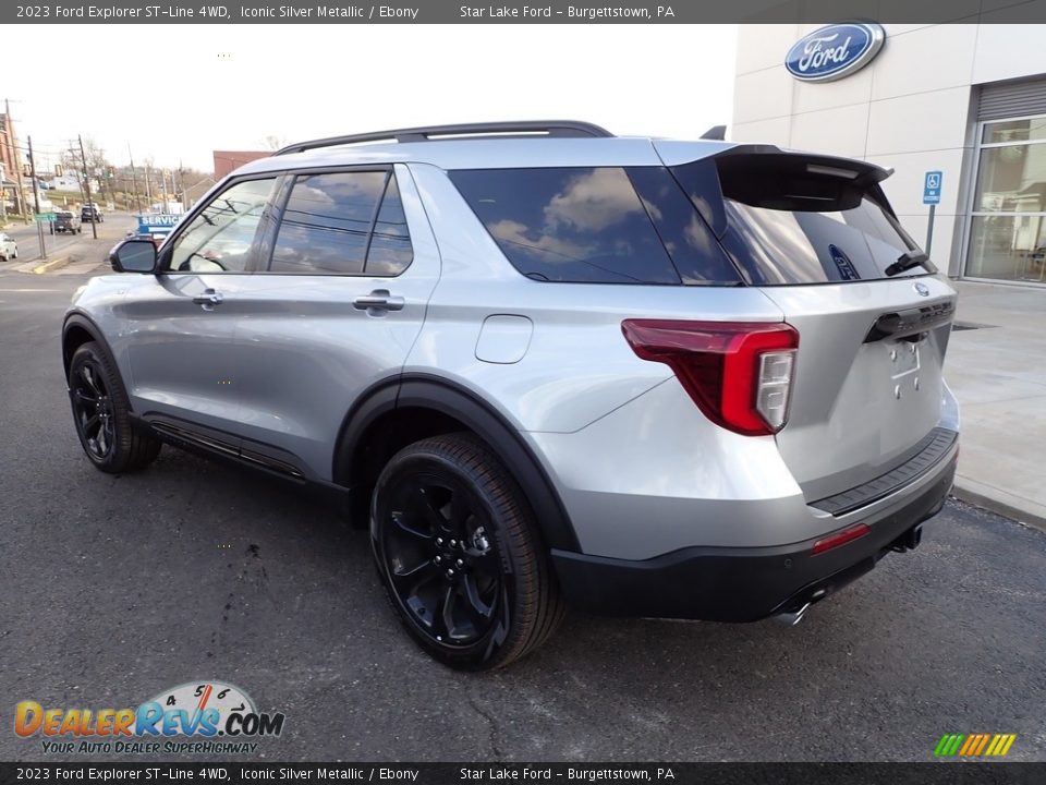 2023 Ford Explorer ST-Line 4WD Iconic Silver Metallic / Ebony Photo #3