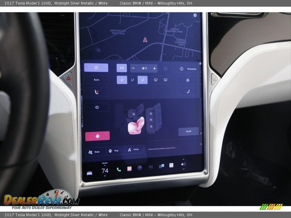 Controls of 2017 Tesla Model S 100D Photo #10