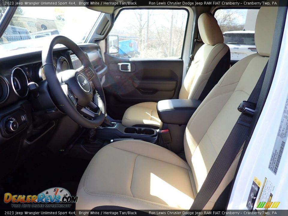 Front Seat of 2023 Jeep Wrangler Unlimited Sport 4x4 Photo #14