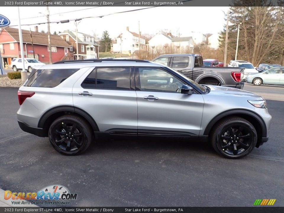 Iconic Silver Metallic 2023 Ford Explorer ST-Line 4WD Photo #6