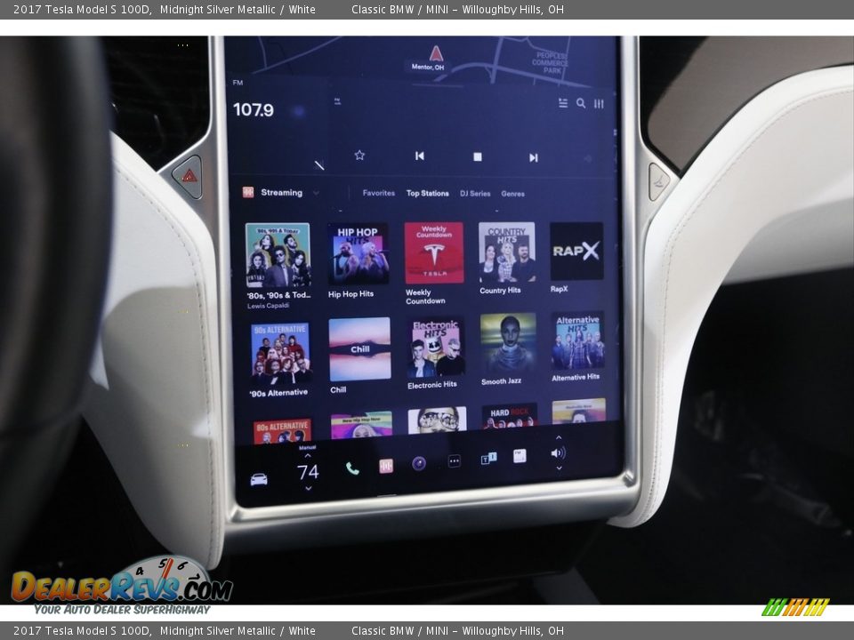 Controls of 2017 Tesla Model S 100D Photo #13