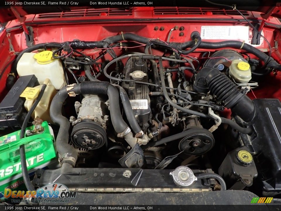 1996 Jeep Cherokee SE 2.5 Liter OHV 8V 4 Cylinder Engine Photo #5