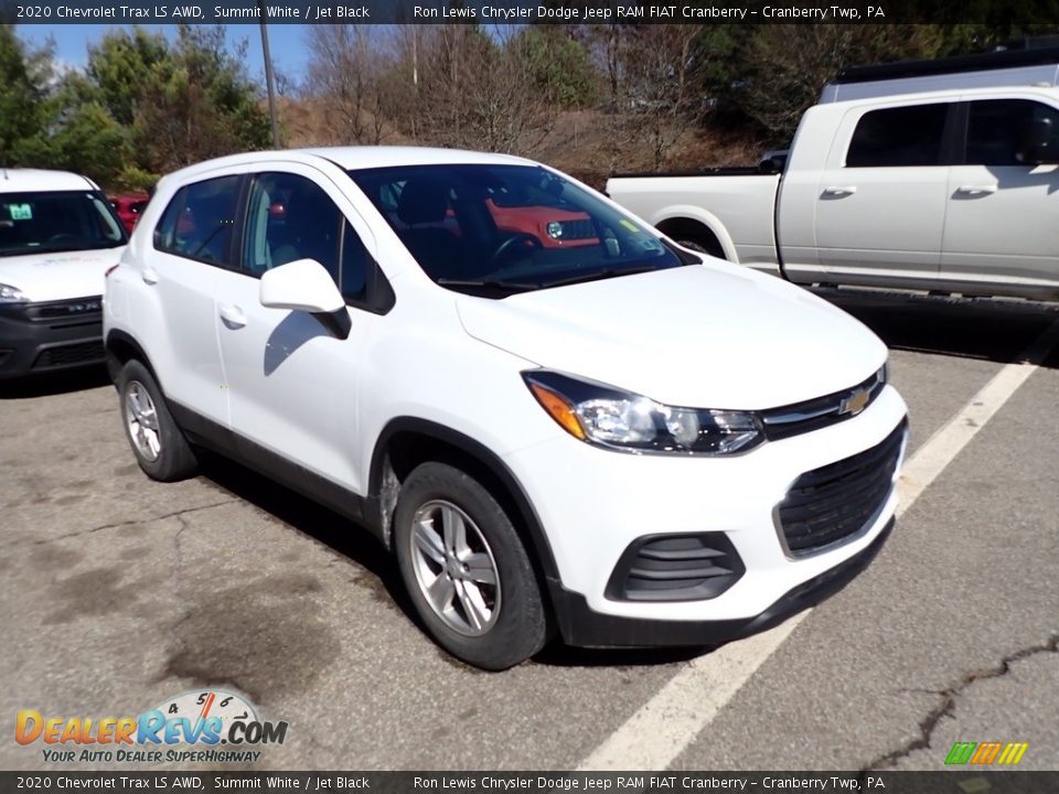 2020 Chevrolet Trax LS AWD Summit White / Jet Black Photo #3