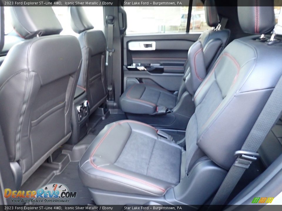 Rear Seat of 2023 Ford Explorer ST-Line 4WD Photo #10