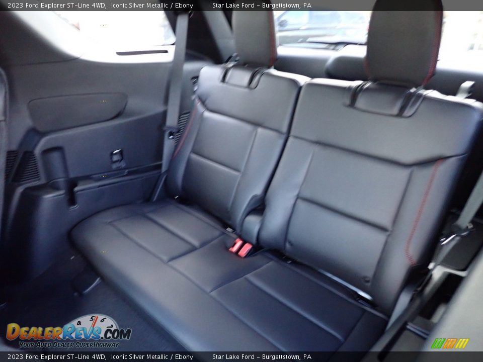 Rear Seat of 2023 Ford Explorer ST-Line 4WD Photo #11