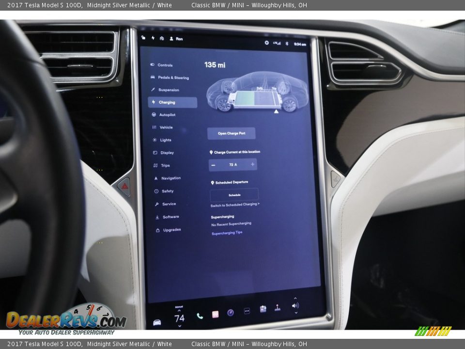 Controls of 2017 Tesla Model S 100D Photo #19
