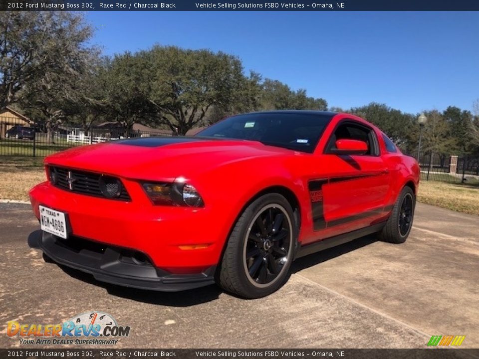 2012 Ford Mustang Boss 302 Race Red / Charcoal Black Photo #6
