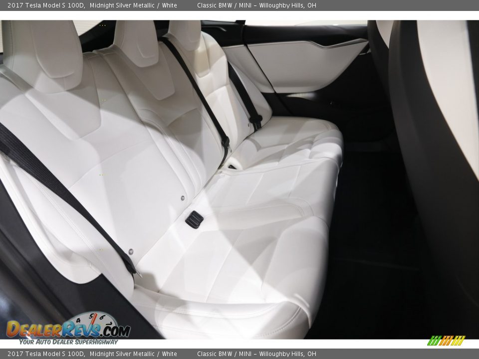 Rear Seat of 2017 Tesla Model S 100D Photo #26