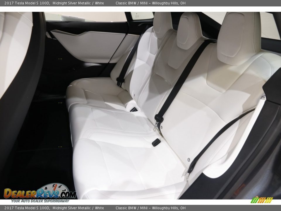 Rear Seat of 2017 Tesla Model S 100D Photo #27