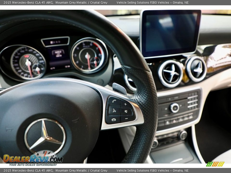 2015 Mercedes-Benz CLA 45 AMG Mountain Grey Metallic / Crystal Grey Photo #7