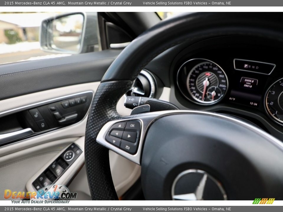 2015 Mercedes-Benz CLA 45 AMG Mountain Grey Metallic / Crystal Grey Photo #8