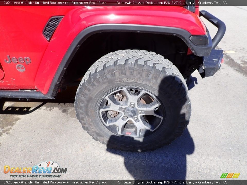 2021 Jeep Wrangler Unlimited Rubicon 4x4 Firecracker Red / Black Photo #5
