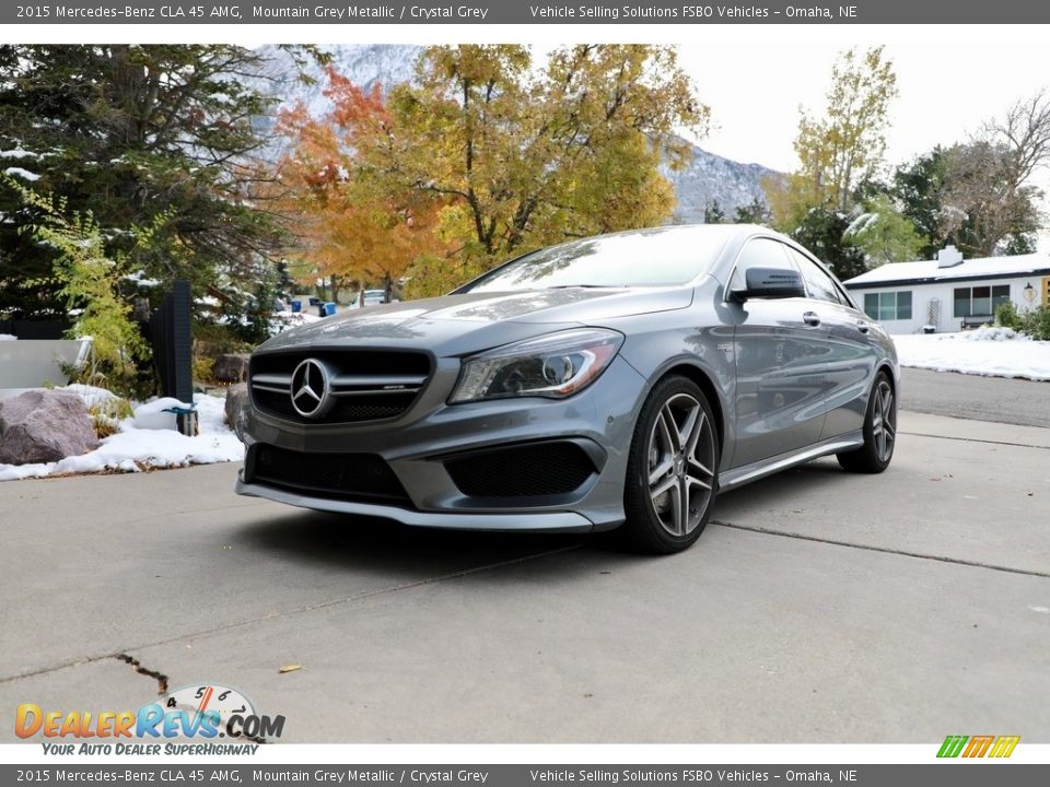 2015 Mercedes-Benz CLA 45 AMG Mountain Grey Metallic / Crystal Grey Photo #18