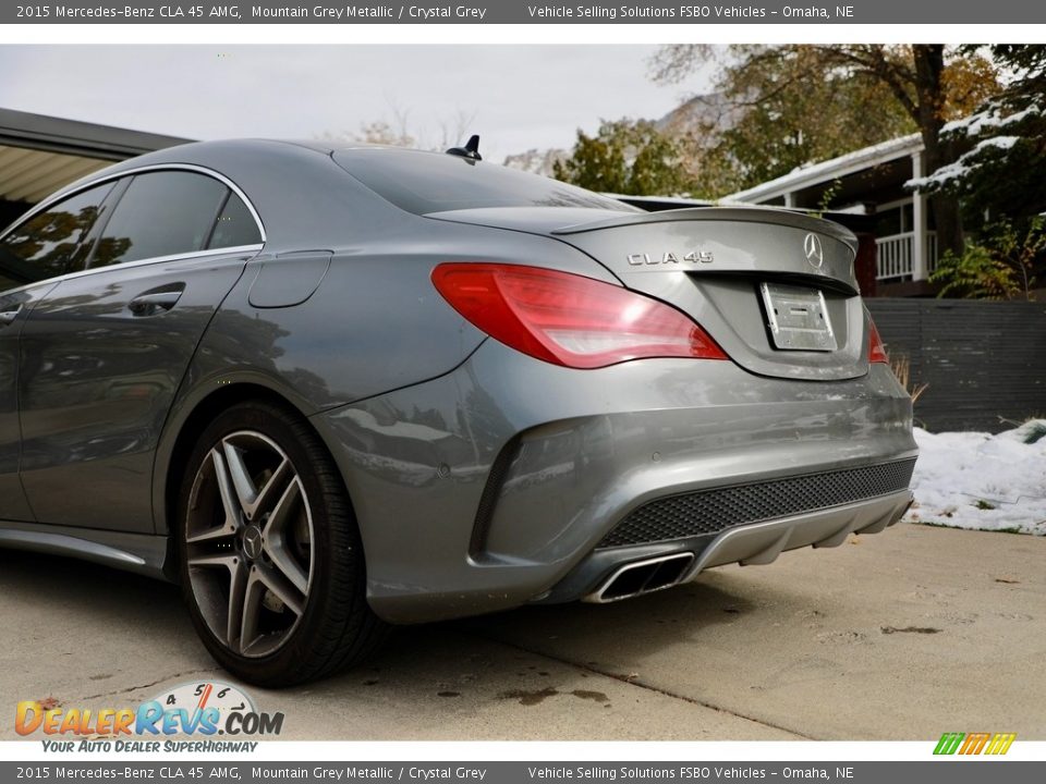 2015 Mercedes-Benz CLA 45 AMG Mountain Grey Metallic / Crystal Grey Photo #19