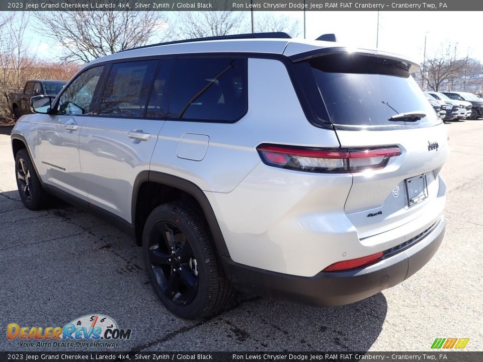 2023 Jeep Grand Cherokee L Laredo 4x4 Silver Zynith / Global Black Photo #3