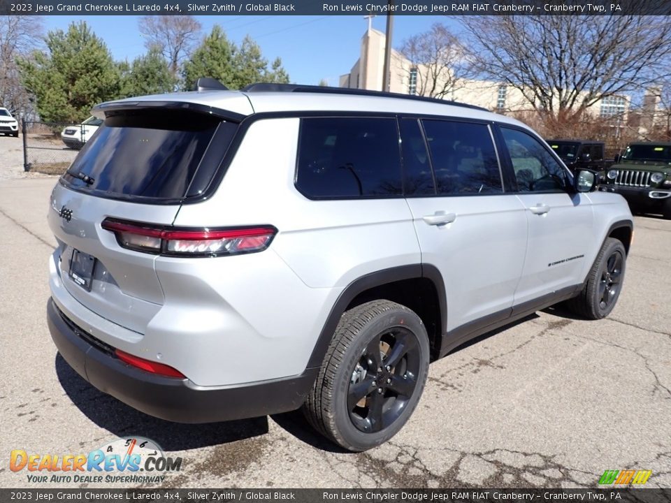 2023 Jeep Grand Cherokee L Laredo 4x4 Silver Zynith / Global Black Photo #5