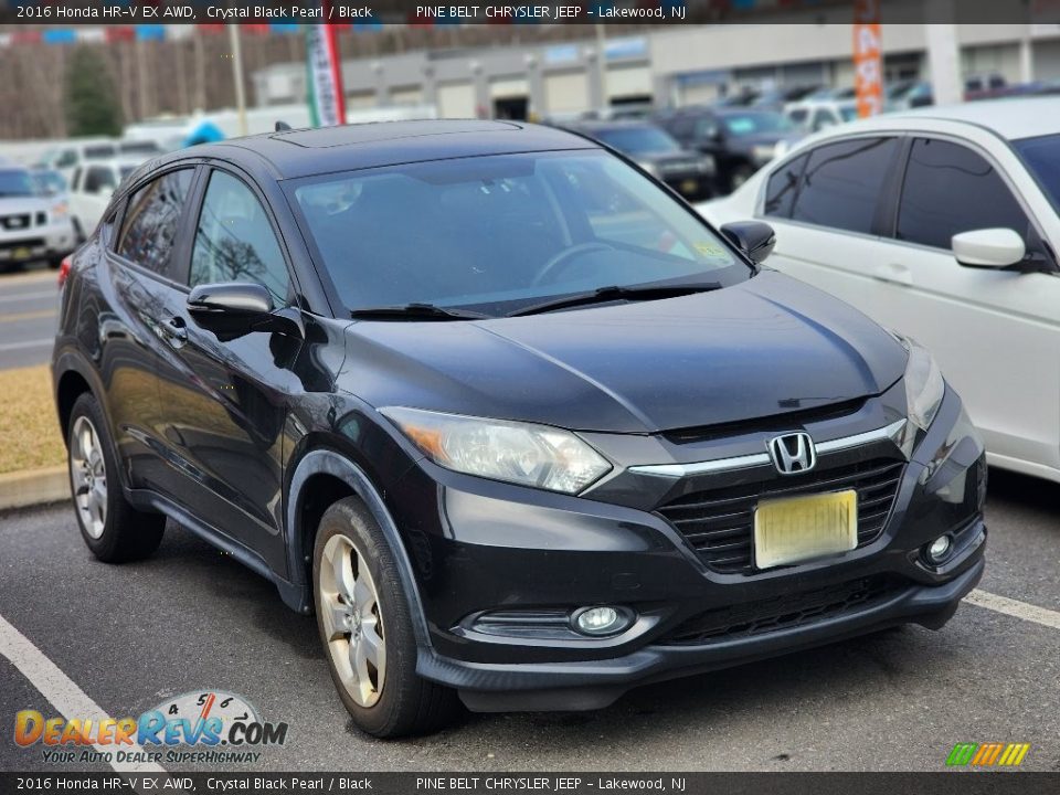 2016 Honda HR-V EX AWD Crystal Black Pearl / Black Photo #3