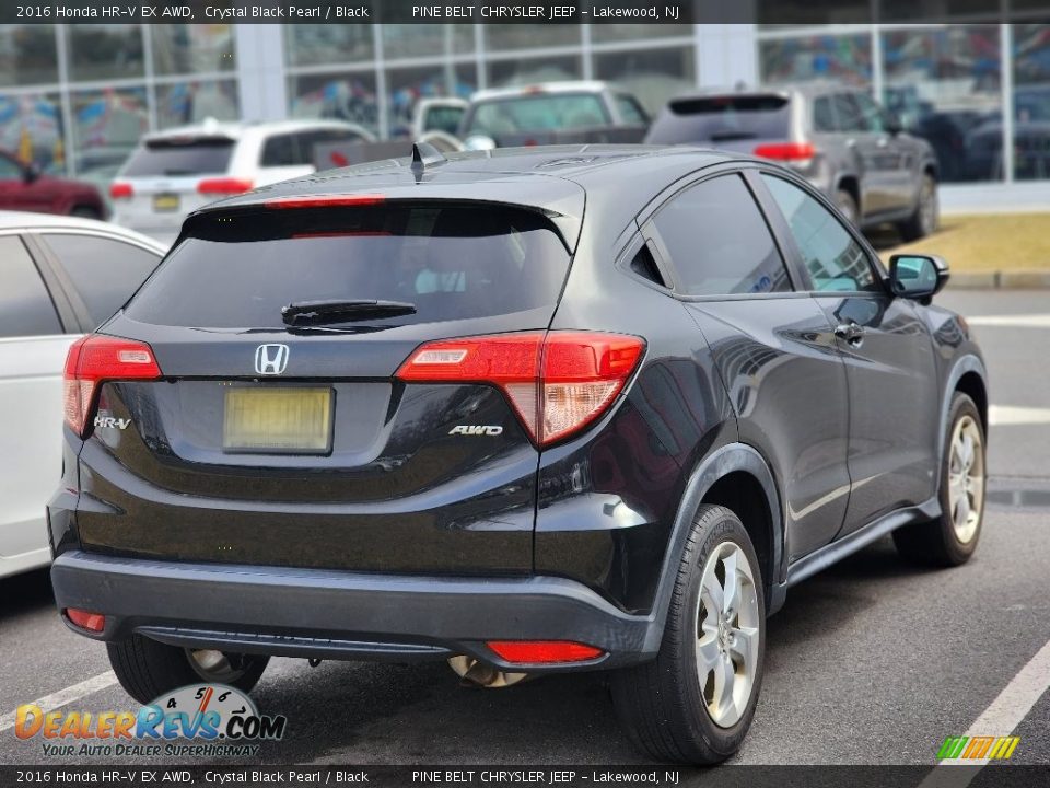 2016 Honda HR-V EX AWD Crystal Black Pearl / Black Photo #4