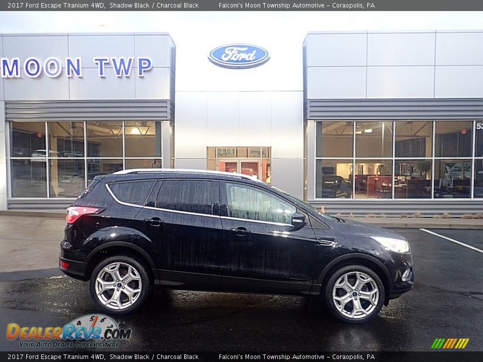 2017 Ford Escape Titanium 4WD Shadow Black / Charcoal Black Photo #1