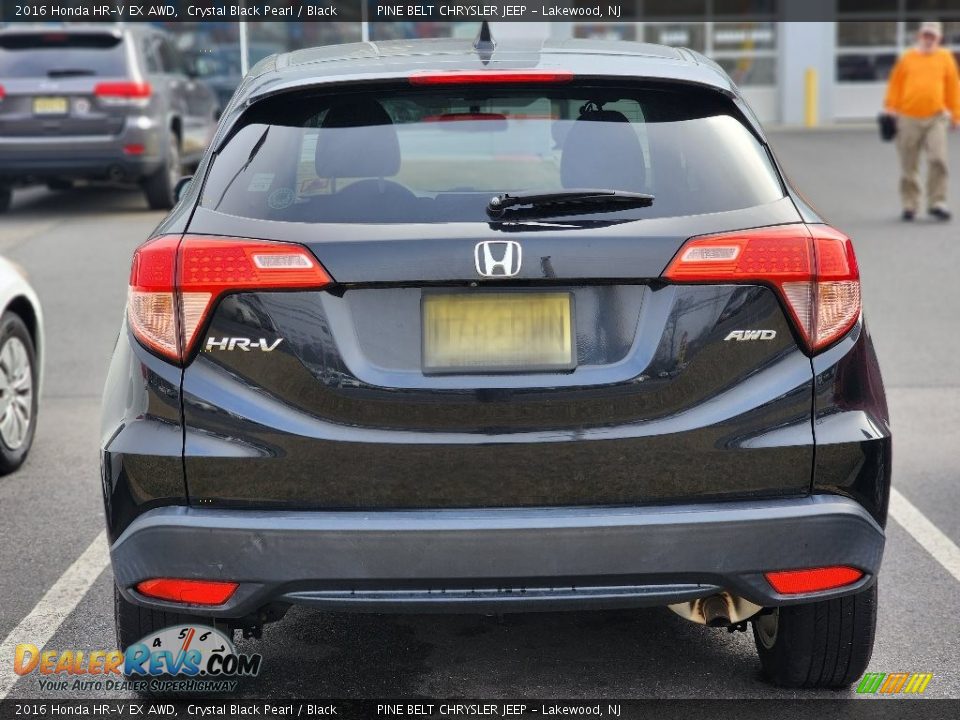 2016 Honda HR-V EX AWD Crystal Black Pearl / Black Photo #6