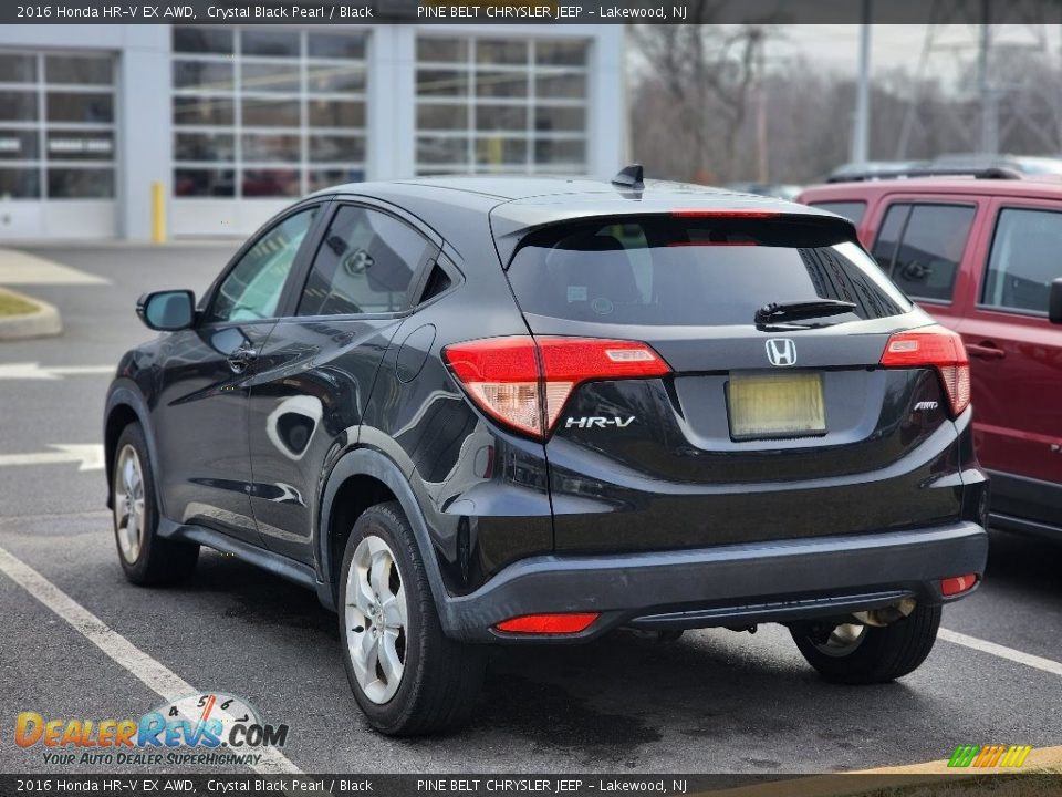 2016 Honda HR-V EX AWD Crystal Black Pearl / Black Photo #7