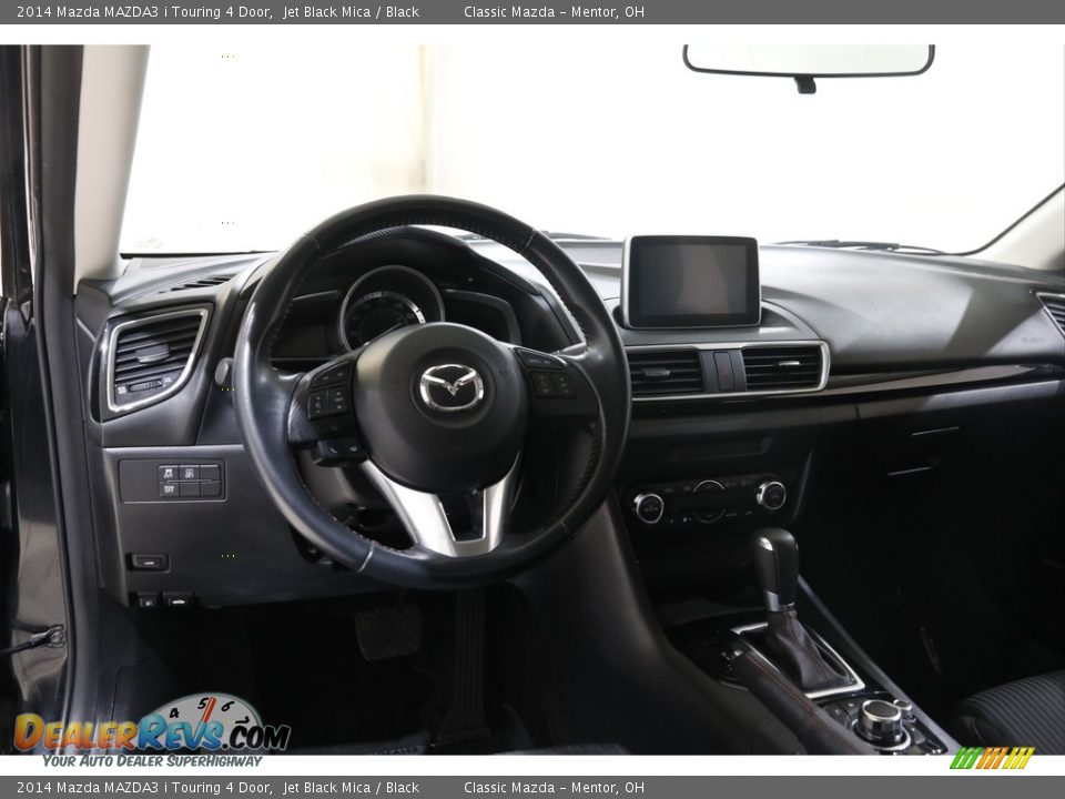 2014 Mazda MAZDA3 i Touring 4 Door Jet Black Mica / Black Photo #6