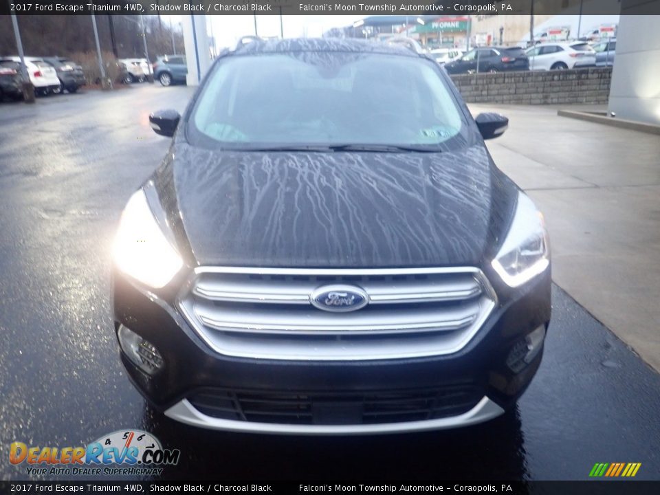 2017 Ford Escape Titanium 4WD Shadow Black / Charcoal Black Photo #8