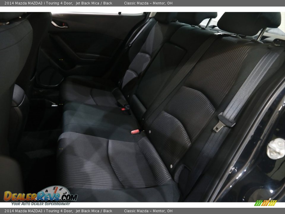 2014 Mazda MAZDA3 i Touring 4 Door Jet Black Mica / Black Photo #17