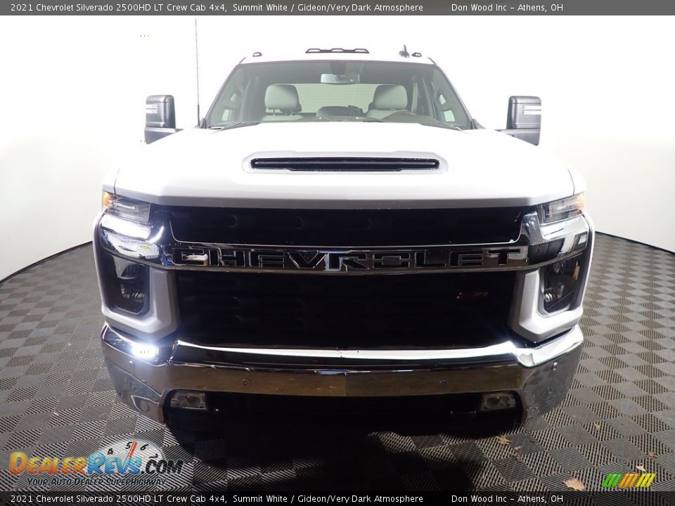2021 Chevrolet Silverado 2500HD LT Crew Cab 4x4 Summit White / Gideon/Very Dark Atmosphere Photo #4