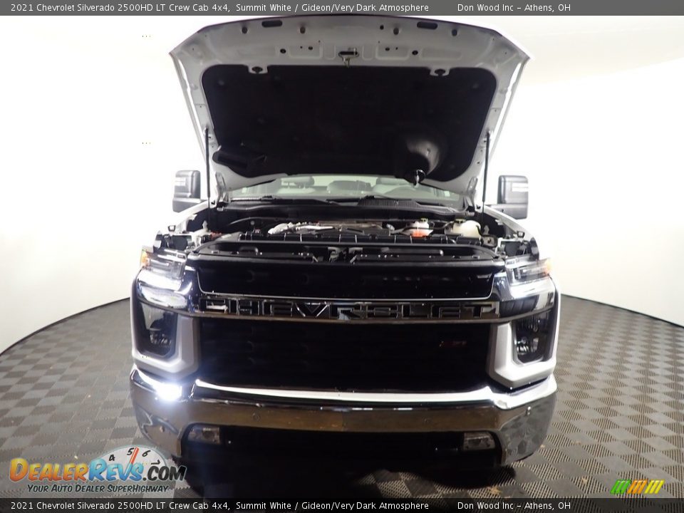 2021 Chevrolet Silverado 2500HD LT Crew Cab 4x4 Summit White / Gideon/Very Dark Atmosphere Photo #5