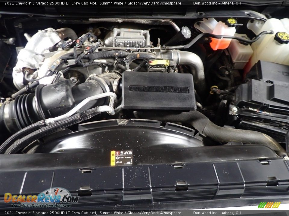 2021 Chevrolet Silverado 2500HD LT Crew Cab 4x4 Summit White / Gideon/Very Dark Atmosphere Photo #6