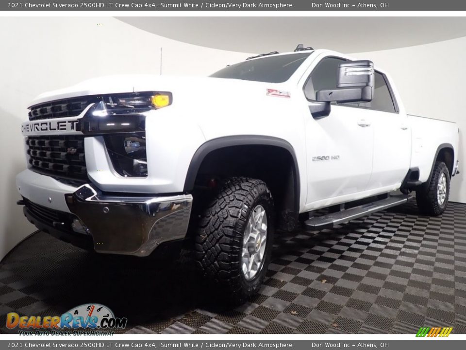 2021 Chevrolet Silverado 2500HD LT Crew Cab 4x4 Summit White / Gideon/Very Dark Atmosphere Photo #7