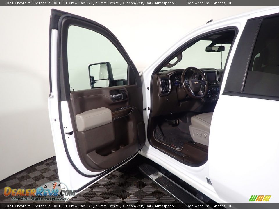 2021 Chevrolet Silverado 2500HD LT Crew Cab 4x4 Summit White / Gideon/Very Dark Atmosphere Photo #15