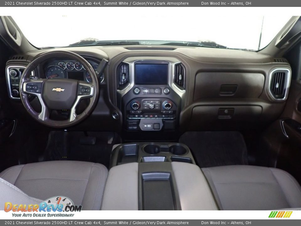 2021 Chevrolet Silverado 2500HD LT Crew Cab 4x4 Summit White / Gideon/Very Dark Atmosphere Photo #19