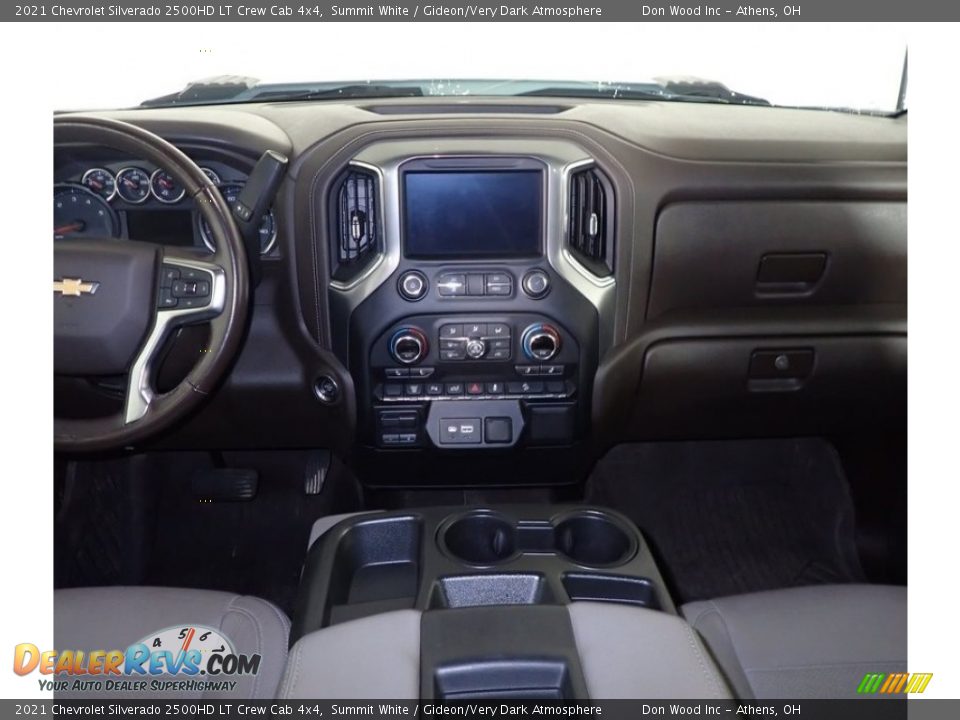 2021 Chevrolet Silverado 2500HD LT Crew Cab 4x4 Summit White / Gideon/Very Dark Atmosphere Photo #20
