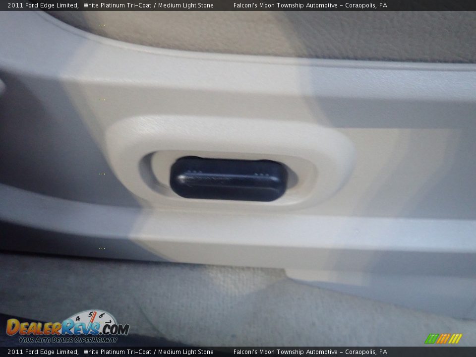 2011 Ford Edge Limited White Platinum Tri-Coat / Medium Light Stone Photo #15