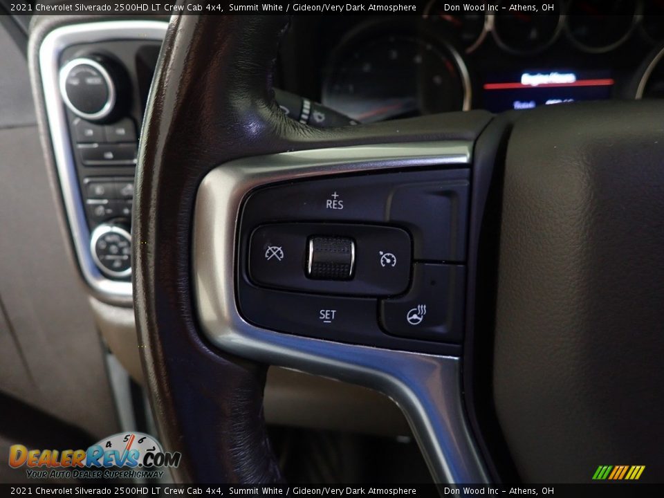 2021 Chevrolet Silverado 2500HD LT Crew Cab 4x4 Summit White / Gideon/Very Dark Atmosphere Photo #24