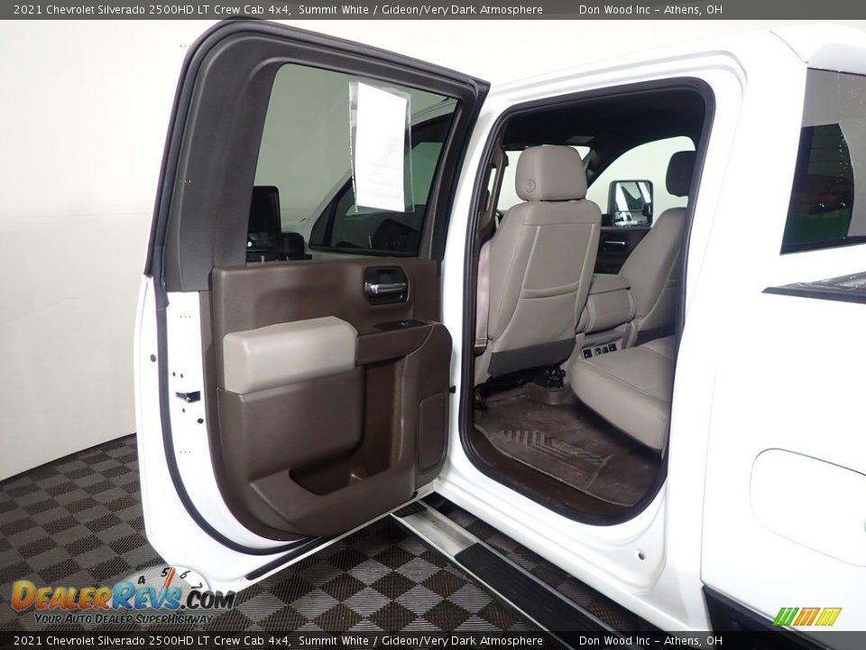 2021 Chevrolet Silverado 2500HD LT Crew Cab 4x4 Summit White / Gideon/Very Dark Atmosphere Photo #29