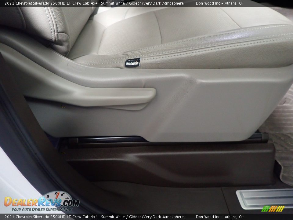 2021 Chevrolet Silverado 2500HD LT Crew Cab 4x4 Summit White / Gideon/Very Dark Atmosphere Photo #35
