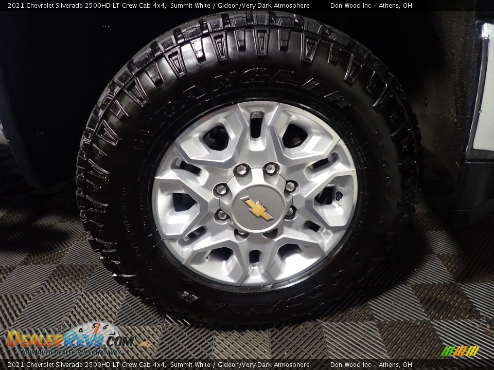 2021 Chevrolet Silverado 2500HD LT Crew Cab 4x4 Summit White / Gideon/Very Dark Atmosphere Photo #36