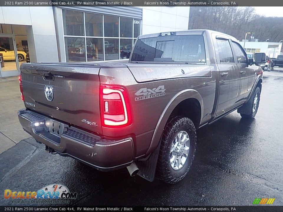 RV Walnut Brown Metallic 2021 Ram 2500 Laramie Crew Cab 4x4 Photo #2