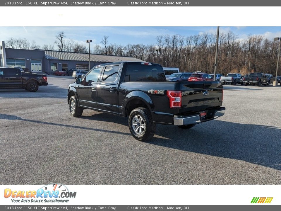 2018 Ford F150 XLT SuperCrew 4x4 Shadow Black / Earth Gray Photo #3