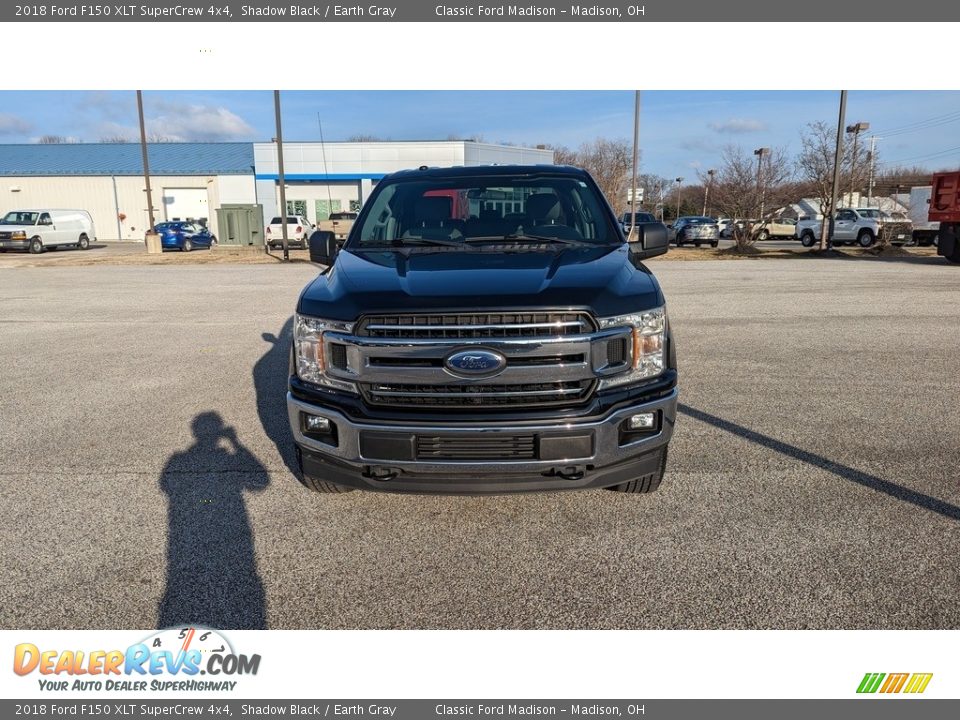 2018 Ford F150 XLT SuperCrew 4x4 Shadow Black / Earth Gray Photo #8