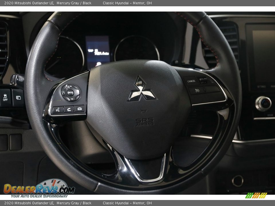 2020 Mitsubishi Outlander LE Mercury Gray / Black Photo #7