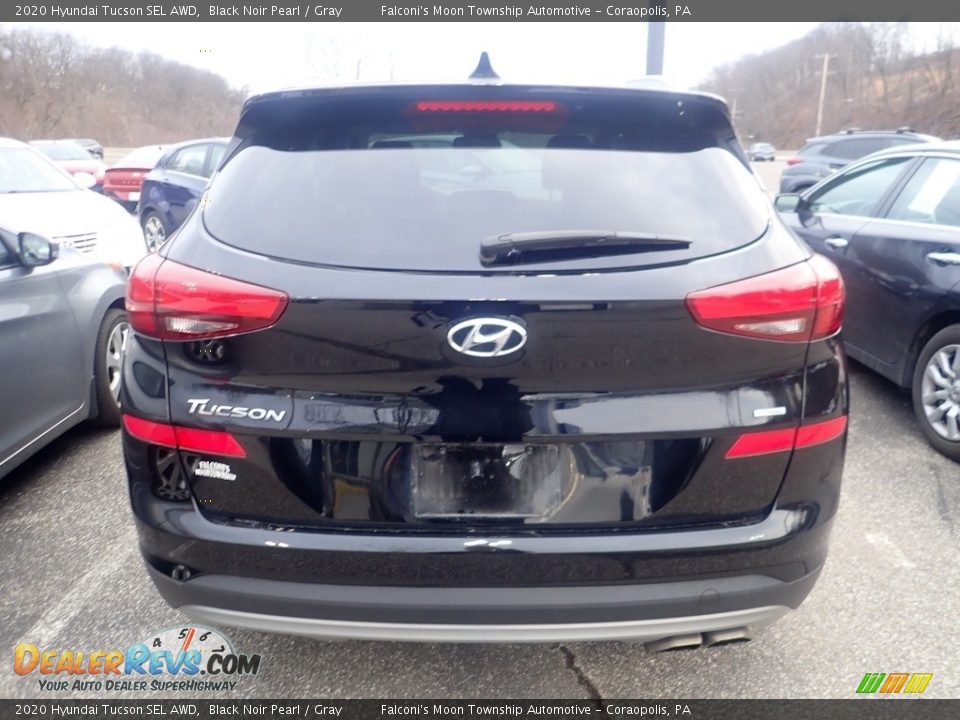 2020 Hyundai Tucson SEL AWD Black Noir Pearl / Gray Photo #3