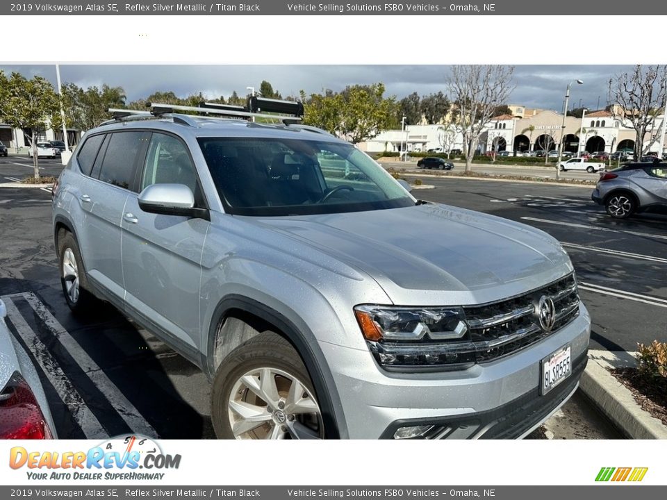 2019 Volkswagen Atlas SE Reflex Silver Metallic / Titan Black Photo #13