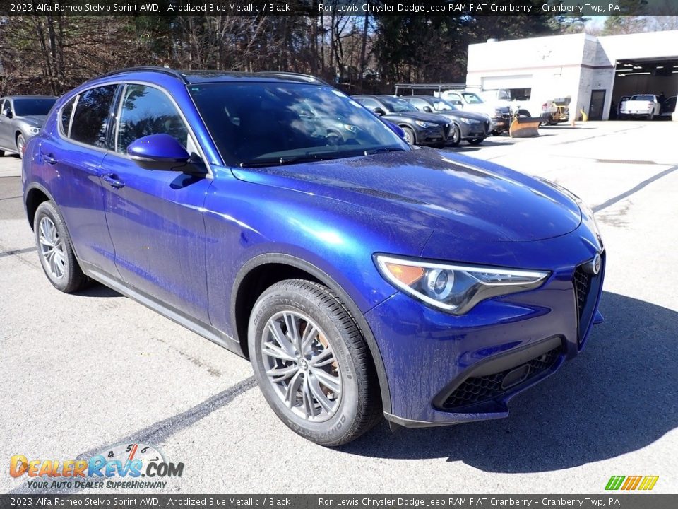 Anodized Blue Metallic 2023 Alfa Romeo Stelvio Sprint AWD Photo #3